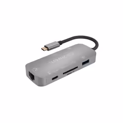 Terratec Connect C8, USB 2.0 Type-C, Gris, USB 3.2 Gen 1 (3.1 Gen 1) Type-C, USB, Windows 10, 1 pièce(s)