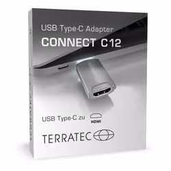 Terratec CONNECT C12 USB Type-C HDMI Gris