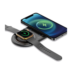 RealPower ChargeAIR Duo Smartphone, Smartwatch Noir USB Intérieure