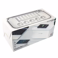 RealPower PowerBox 522 multiprise 1,5 m 5 sortie(s) CA Intérieure Blanc
