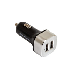 RealPower 176635 chargeur d'appareils mobiles Universel Noir, Argent Secteur Auto