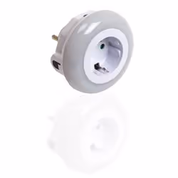 Ultron 185959, Veilleuse à brancher, Blanc, IP20, 82 mm, 82 mm, 72,5 mm