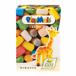JBM Playmais One "Girafe", 3 an(s), Maïs, Multicolore, 71 pièce(s)