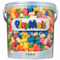 JBM Playmais Seau 10L, 3 an(s), Maïs, Multicolore, 1000 pièce(s)