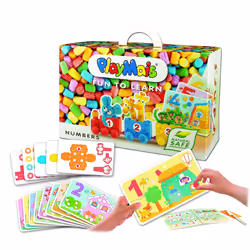 JBM Playmais Educatif "Nombres", 3 an(s), Maïs, Multicolore, 564 pièce(s)