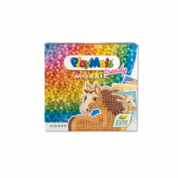 JBM Playmais Trendy "Mosaic Cheval", 8 an(s), Maïs, Multicolore, 3006 pièce(s)