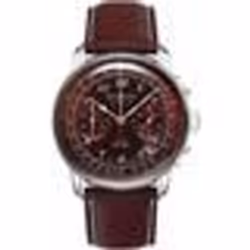 Montre - Homme - 7614-6 - Acier inoxydable - Cuir - Chronographe