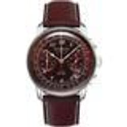 Montre - Homme - 7614-6 - Acier inoxydable - Cuir - Chronographe