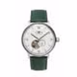 Montre - ZEPPELIN - Hindenburg - Acier - Cuir Vert - Automatique 40mm