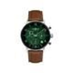 Montre Homme Zeppelin Hindenburg - Chrono Solaire - Bracelet Cuir Marron