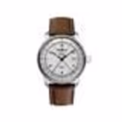 Montre Homme Zeppelin 100 Jahre Acier Automatic GMT Cuir Marron 8666-1