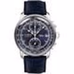 Montre Chronographe - Zeppelin - 8670-3 - Cuir - Argenté - 5 ATM
