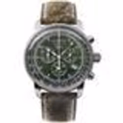 Montre Zeppelin 8680-4 - Chronographe - Hommes - Vert - Quartz - Verre minéral