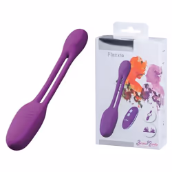 BeauMents Flexxio, Violet, Silicone, Ambidextre, Boutons, Sans fil, Sexe anal, Masturbation, Sexe vaginal, Batterie intégré