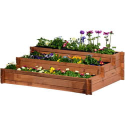Dobar 58180FSC Lit de plantation Marron Rectangle