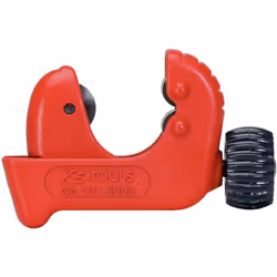 Pour cuivre, laiton et conduite en acier fin Forme ergonomique 2 roulettes de guidage Poignée rainurée à visser - Attribut de ...
