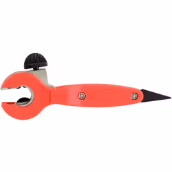 2 roulettes de guidage Ebavureur rabattable Possibilité de remplacer la molette de coupe par une molette V²A (inox) Avec vis  ...