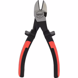 KS Tools 115.1013, Pince diagonale, Acier, Noir, Rouge, 180 mm