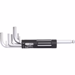 KS Tools 151.2100, Clé hexagonale forme de l, Métrique, 8 pièce(s), Sulfate de chondroïtine, Chromatique, 2,2.5,3,4,5,6,8,10  ...