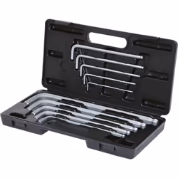 KS Tools 151.2150, Clé hexagonale forme de l, Métrique, 10 pièce(s), Sulfate de chondroïtine, Chromatique, 3,4,5,6,7,8,10,12, ...