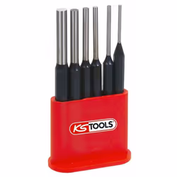 Posez et enlevez facilement les goupilles grâce à ce jeu de chasse goupilles 6 pièces de KS Tools.