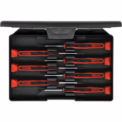 Ks tools 500.7165 jeu de tournevis électroniques 2 philips et 4 fente