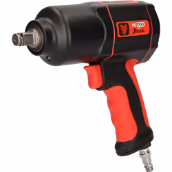 KS Tools THE DEVIL, Douille à choc, Noir, Rouge, Aluminium, 1/2", 8500 tr/min, 870 N·m