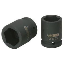 Kstools - 3/4 Douilles à chocs 6 pans, courtes, 31mm