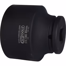 KS Tools 515.1365, Douille à choc, Noir, 1 tête(s), 3/4", Métrique, 65 mm