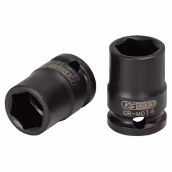 KS Tools 515.1519, Douille à choc, Noir, 1 tête(s), 3/8", Métrique, 19 mm