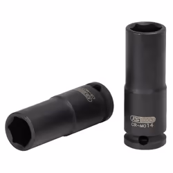 KS Tools 515.1619, Douille à choc, Noir, 1 tête(s), 3/8", Métrique, 19 mm