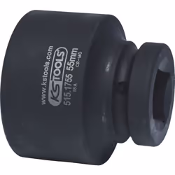 Kstools - 1 Douilles à chocs 6 pans, courtes, 55mm