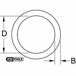 Kstools - Bague pour douille à chocs 1'', de 22 à 70 mm