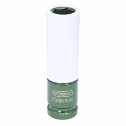 KS Tools 515.2019, Prise, 1/2", Métrique, 1 tête(s), 19 mm, Acier au chrome-molybdène