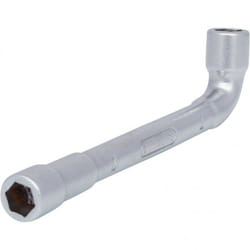 Kstools - ks tools - Clé à pipe débouchée chrome mat, 23 mm 6 pans - 517.0423