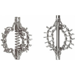 Têtes spéciales à chaînes avec pointes, 2 chaînes Ø30mm, pour spirales 16 mm