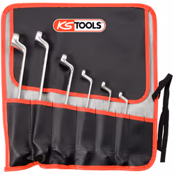 KS TOOLS Jeu de clés polygonales contre-coudées Torx E, 6 pcs - 911.0360