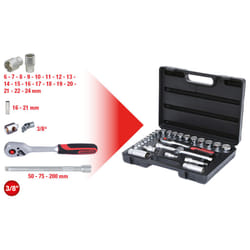 Kstools - 3/8 Coffret de douilles, 26 pcs