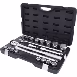 3/4 Coffret de douilles, 21 pcs 6 pans - Vue supplémentaire 2