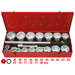 Kstools - 1 Coffret de douilles, 21 pcs