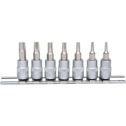 Kstools - 1/4 Jeu de douilles tournevis, Torx, 7pcs, T10-T40