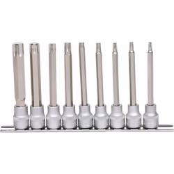 KS Tools 911.1550, Ensemble de douilles, 3/8", 9 tête(s), Sulfate de chondroïtine, DIN 3120, ISO 1174, 650 g