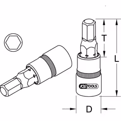 KS Tools 911.3863 Prise