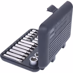 Coffret de douilles Torx et douilles tournevis Torx percé, 30 pcs