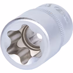Torx E Carré d'entraînement intérieur selon DIN 3120 / ISO 1174 avec encoche pour verrouillage par bille Pour une utilisation ...