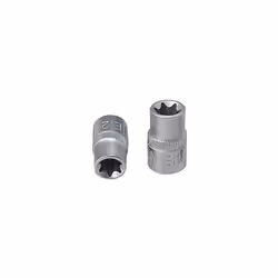 Torx E Carré d'entraînement intérieur selon DIN 3120 / ISO 1174 avec encoche pour verrouillage par bille Pour une utilisation ...