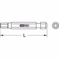 KS Tools 911.7512 embout de tournevis 1 pièce(s)