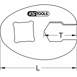 Kstools - 3/8 Clés qfc, 14mm - Vue supplémentaire 2