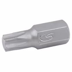KS Tools 930.2010, 1 pièce(s), Torx, T10, Nickel, Acier, 30 mm, 40 g