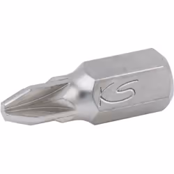 Entraînement 6 pans 10 mm Pour une utilisation manuelle avec visseuse et visseuse à percussion Acier nickelé - Code EAN: 4042 ...